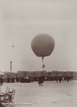 Start eine Gasballons Kln Lindentor 1908