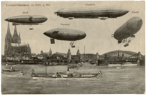 Luftschiffmanöver zu Cöln 1909 und 1910