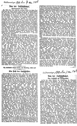 Allgemeine Automobil-Zeitung, 1909 Band IV Luftschiffmanöver zu Cöln