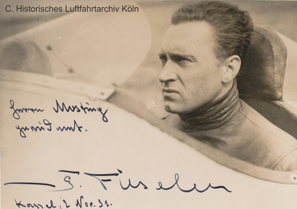 Autogramm Gerhard Fieseler
