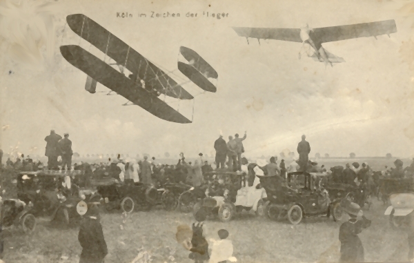 "Flugtag zu Cln" - 1912 - erster Flugtag auf dem Butzweilerhof