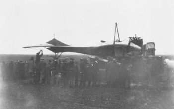 Rumpler-Tauben Notlandung in Köln-Porz-Langel 27.November 1913