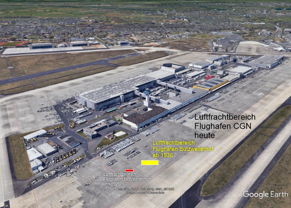 Frachtbereich des Flughafen Köln/Bonn CGN