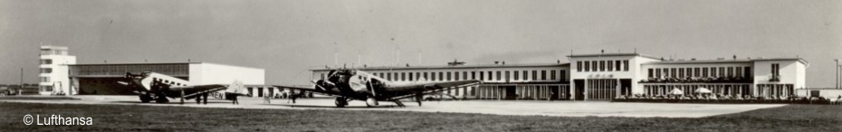 1936 - Flughafenterminal des Kölner Flughafen Butzweilerhof