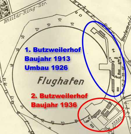 Die Entwicklung des Klner FLughafen Butzweilerhof