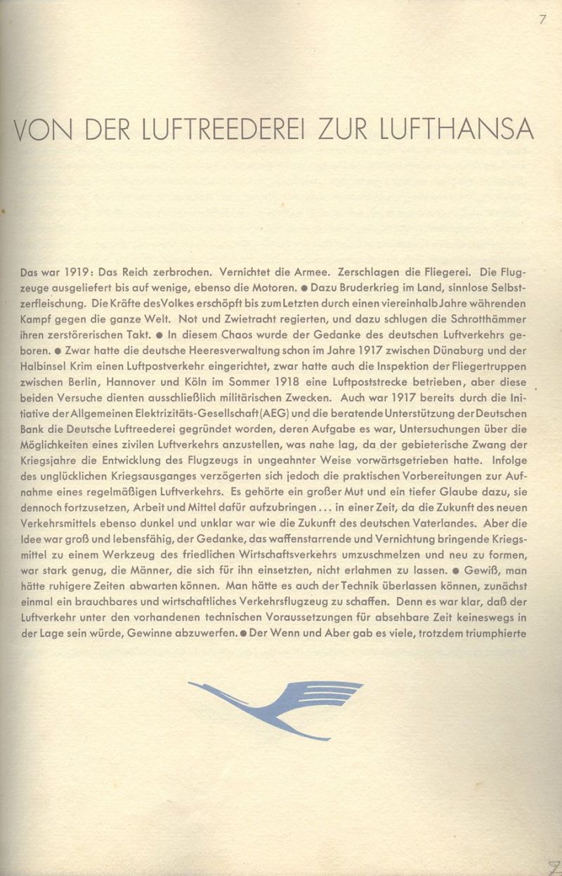 Jahrbuch der Lufthansa 1926 - 1936