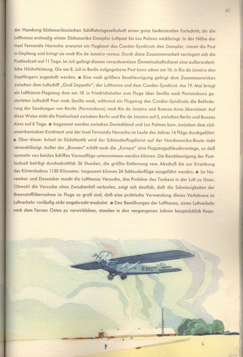 Jahrbuch der Lufthansa 1926 - 1936