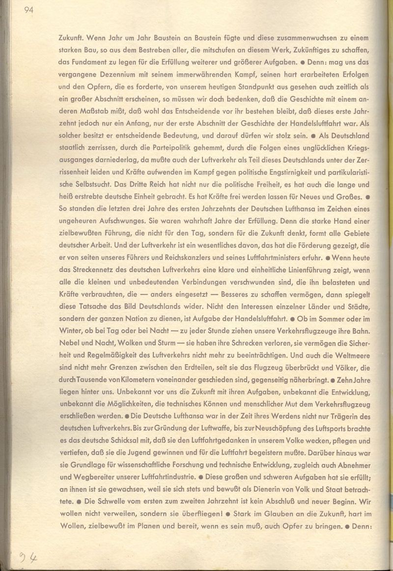 Jahrbuch der Lufthansa 1926 - 1936