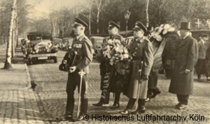 Beerdigung eines Luftpolizisten in Kln 