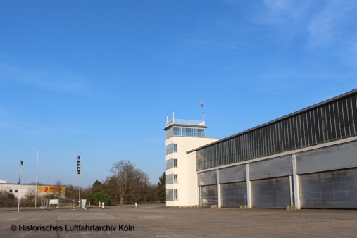 Turm der Verkehrspolizei Flughafen Kln Butzweilerhof