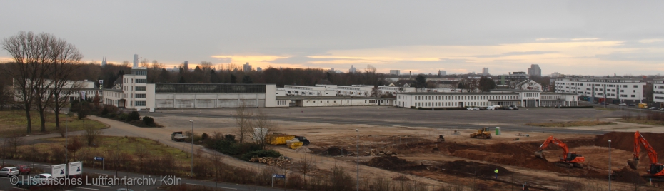 Panorama Flughafen Kln Butzweilerhof Januar 2016