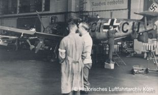 Messerschmitt Bf 109 auf dem Fliegerhorst in Kln-Ostheim