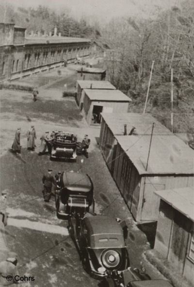Der Kehlgraben von Fort IV in den 1940er Jahren.