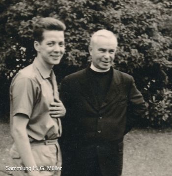 Hans Günter Müller mit Pastor Clemens St. Engelbert Köln-Riehl